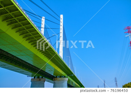 早春綾湖荒川水庫東京外館高速公路埼玉大橋 早春綾湖荒川水庫東京外館高速公路埼玉大橋 76196450