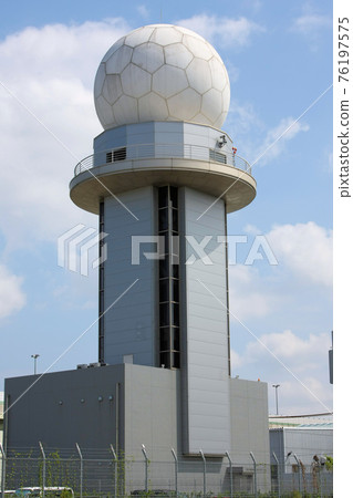 Airport weather Doppler radar that detects the location and intensity of precipitation intensity and airflow turbulence in the precipitation area Airport weather Doppler radar that detects the location and intensity of precipitation intensity and airflow turbulence in the precipitation area 76197575