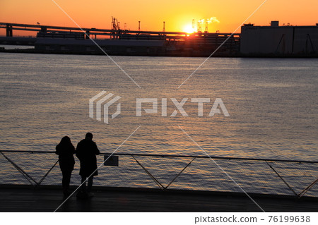 橫濱的日出（1月）地點：大山橋（神奈川縣橫濱市） 76199638