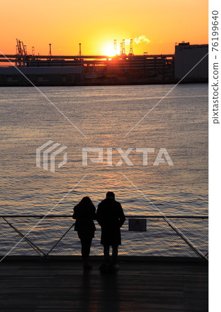 橫濱的日出（1月）地點：大山橋（神奈川縣橫濱市） 76199640