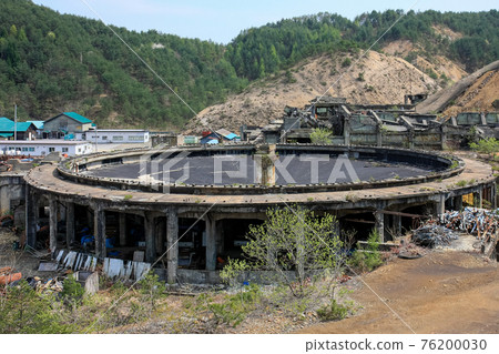 Historic Site Osarizawa Mine Ruins Tailing Thickener (Kazuno City, Akita) 76200030