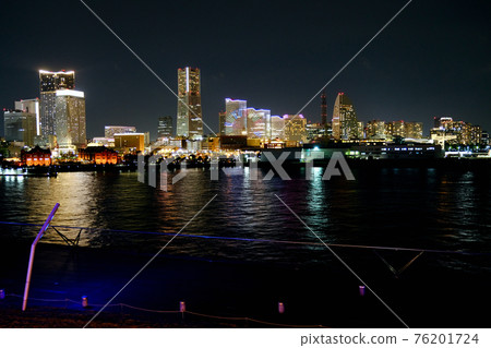 [神奈川] 港未來地區的夜景 76201724