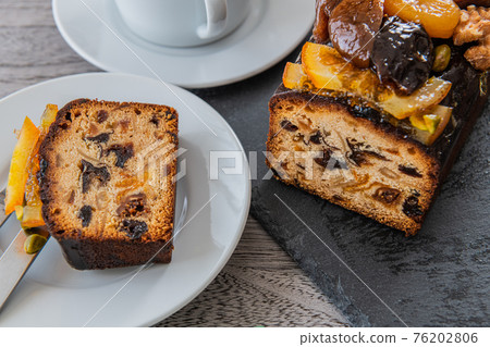 Pound cake close-up material 76202806