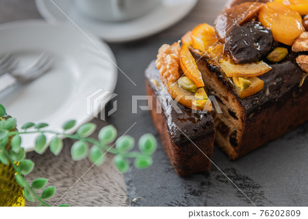 磅蛋糕特寫素材 76202809