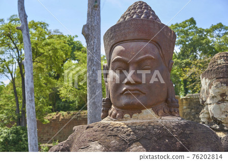 Cambodia ruins Bayon world heritage 76202814