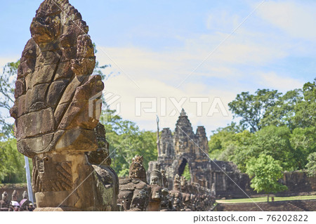 Cambodia ruins Bayon world heritage 76202822