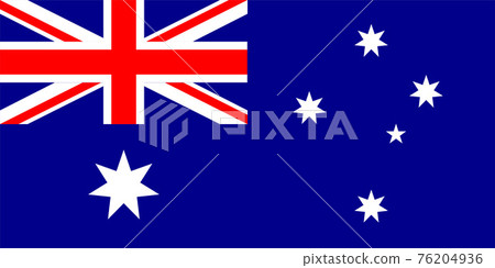 Australia Flag. National Australian Flag. Vector illustration. Australia Flag. National Australian Flag. Vector illustration. 76204936
