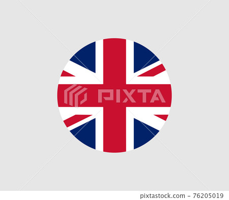 United Kingdom Flag. Official flag of United Kingdom. Vector illustration. 76205019