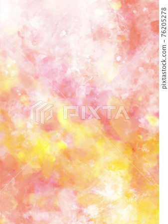 可愛的粉紅色和黃色水彩紋理背景 可愛的粉紅色和黃色水彩紋理背景 76205278