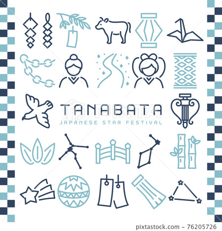 Tanabata icon card 76205726
