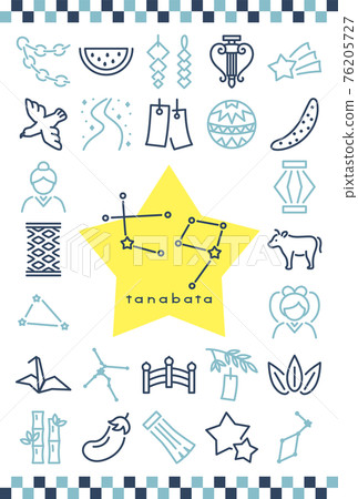 Tanabata icon card 76205727