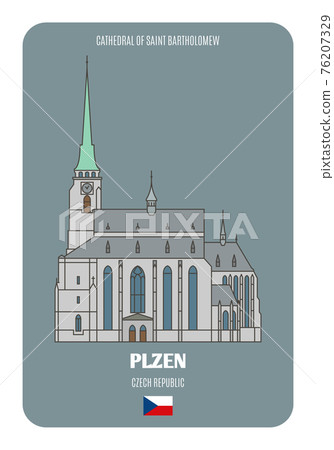Cathedral of Saint Bartholomew in Plzen, Czech Republic 76207329