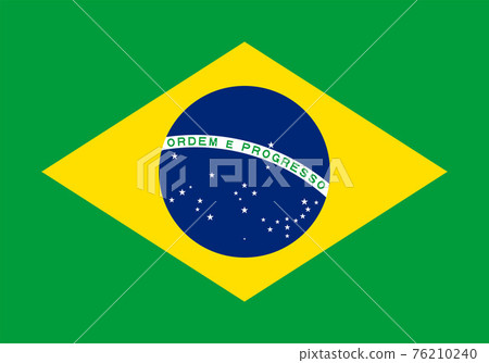 Brazil Flag. National Brazilian Flag. Vector illustration. Brazil Flag. National Brazilian Flag. Vector illustration. 76210240