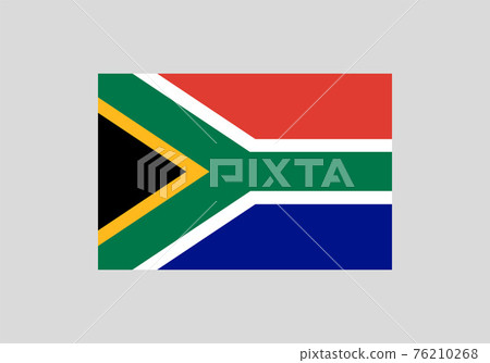 South Africa Flag. National Flag. Vector illustration. 76210268