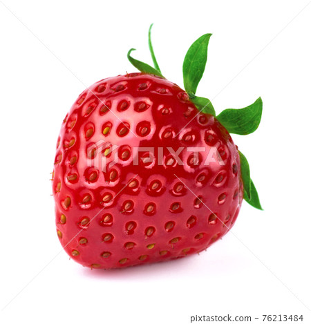 Studio macro shot of Fresh strawberry isolated... - Stock Photo ...