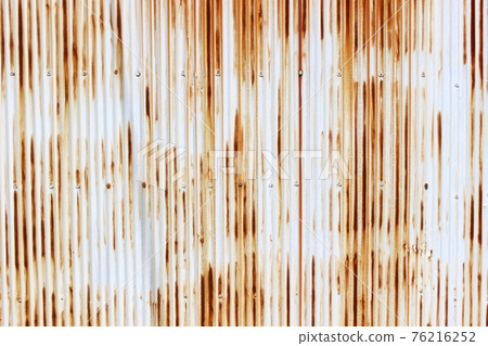 Rusted galvanized iron wall Rusted galvanized iron wall 76216252