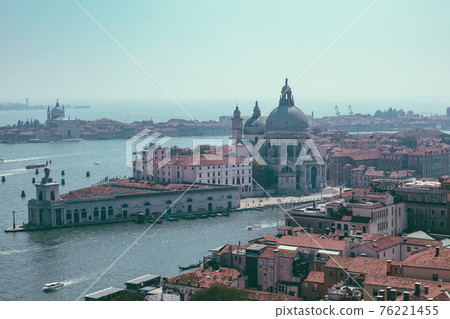 Panoramic view of Venice city and Basilica di Santa Maria della Salute Panoramic view of Venice city and Basilica di Santa Maria della Salute 76221455