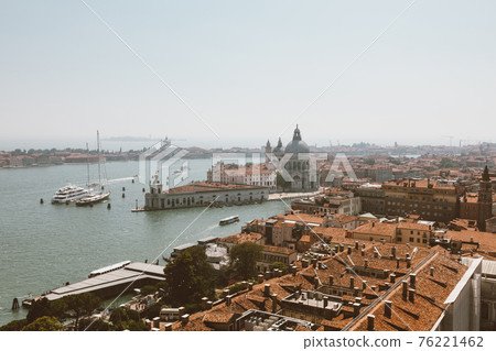 Panoramic view of Venice city and Basilica di Santa Maria della Salute Panoramic view of Venice city and Basilica di Santa Maria della Salute 76221462