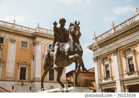Panoramic view of Capitolium or Capitoline Hill is one of Seven Hills of Rome Panoramic view of Capitolium or Capitoline Hill is one of Seven Hills of Rome 76221639