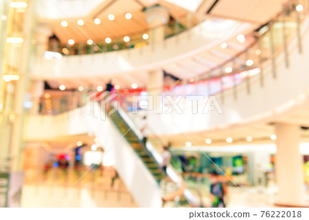Blurred interior of retail business store 76222018