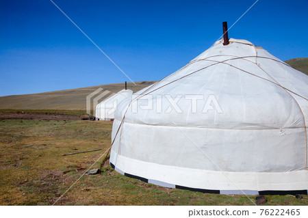 Traditional Mongolian gers in Altai Mountains Mongolia 76222465