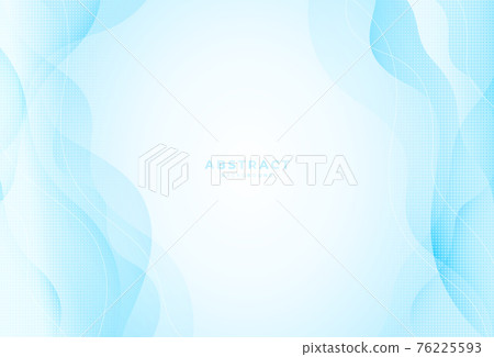 Clean blue and white gradient wave background. blurred white blue vector illustration for the backdrop of the banner, poster, business presentation, book cover, advertisement or website. 76225593