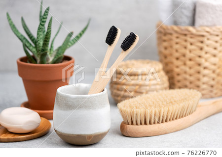 Bath and Spa accessories, zero waste concept 76226770