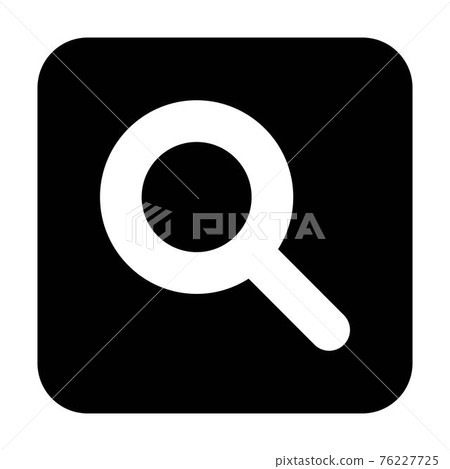 Search icon vector magnifying glass symbol for user interface in a flat color glyph pictogram illustration 76227725
