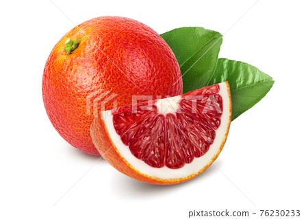 Blood red oranges isolated on white background with clipping path and full depth of field Blood red oranges isolated on white background with clipping path and full depth of field 76230233