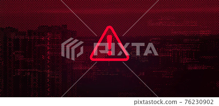 Abstract Technology Binary Code Dark Red Background 76230902