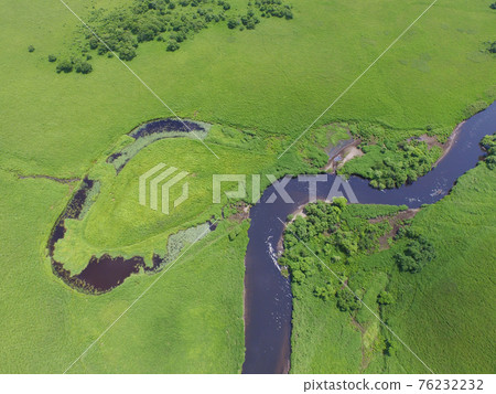 鳥瞰圖 / 夏季釧路沼澤（北海道釧路町） 76232232