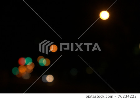 Abstract city night lights circular blurry background. Beautiful yellow, green colors bokeh. Horizontal image style. Abstract city night lights circular blurry background. Beautiful yellow, green colors bokeh. Horizontal image style. 76234222