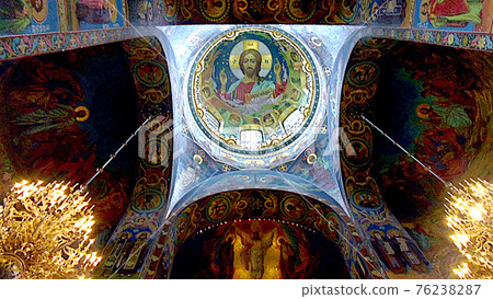 Ceiling painting of the Church of the Savior on the Blood, St. Petersburg 76238287