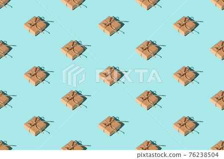 gift pattern blue seamless background care package 76238504