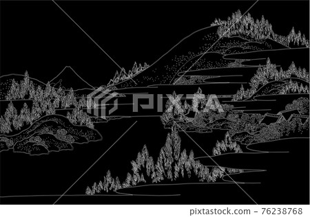 Katsushika Hokusai image Sagami Hakone lake water line reversal Katsushika Hokusai image Sagami Hakone lake water line reversal 76238768