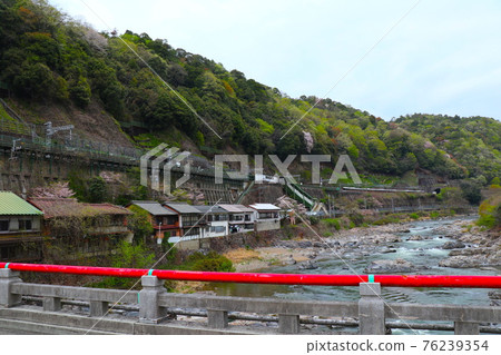 Shonai River and Jokoji Station seen from Shiromine Bridge Shonai River and Jokoji Station seen from Shiromine Bridge 76239354