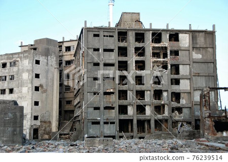 軍艦島（羽島） 日本最古老的鋼筋混凝土公寓 76239514