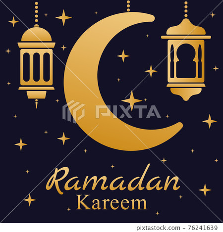 Ramadan greetings card. Ramadan Kareem. Vector Illustration Ramadan greetings card. Ramadan Kareem. Vector Illustration 76241639