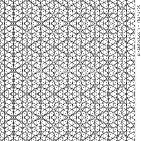 Seamless traditional Japanese ornament Kumiko.Black color lines. Seamless traditional Japanese ornament Kumiko.Black color lines. 76241750