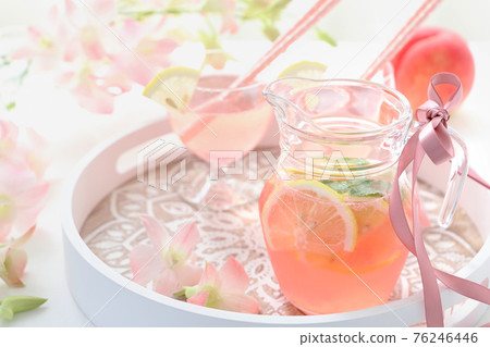 Peach drink peach juice Peach drink peach juice 76246446