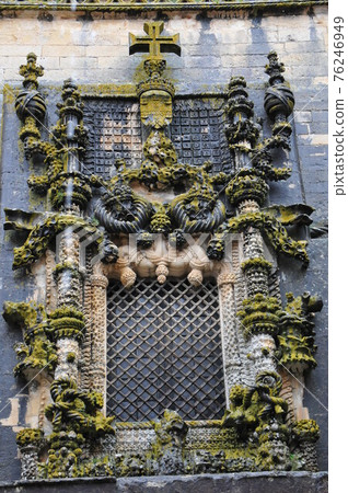 葡萄牙，托馬爾，基督修道院，曼努埃爾窗戶 76246949