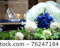 Glass shoes and blue rose 76247184