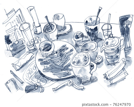 Family restaurant landscape Family restaurant landscape 76247970