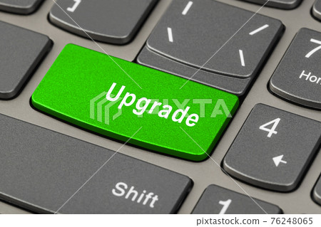 Computer notebook keyboard with Upgrade key 76248065