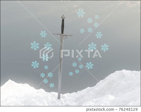 Crystal of snow	 76248129