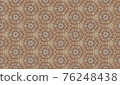 Elegant vintage art nouveau style pattern reminiscent of the 1970 era 76248438