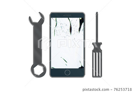 how to repair crack lcd screen in stock