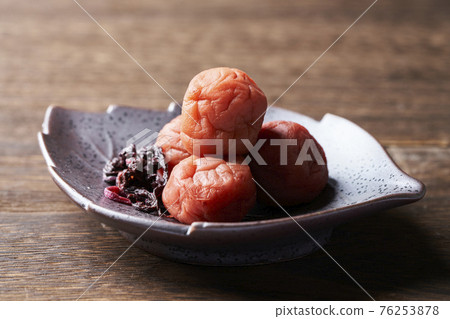 Umeboshi served in a bowl Umeboshi served in a bowl 76253878