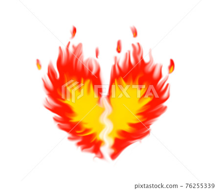 破碎的心火焰 76255339