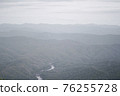 Panoramic landscape picture of fresh green rain forest and mountain background. 76255728